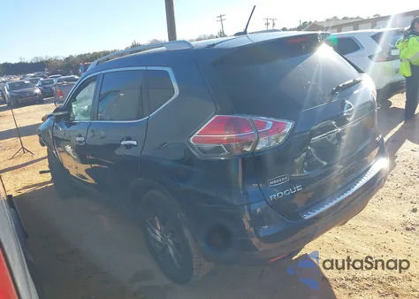 2015 Nissan Rogue Sl z USA, uszkodzony, nr VIN 5N1AT2MV9FC900864